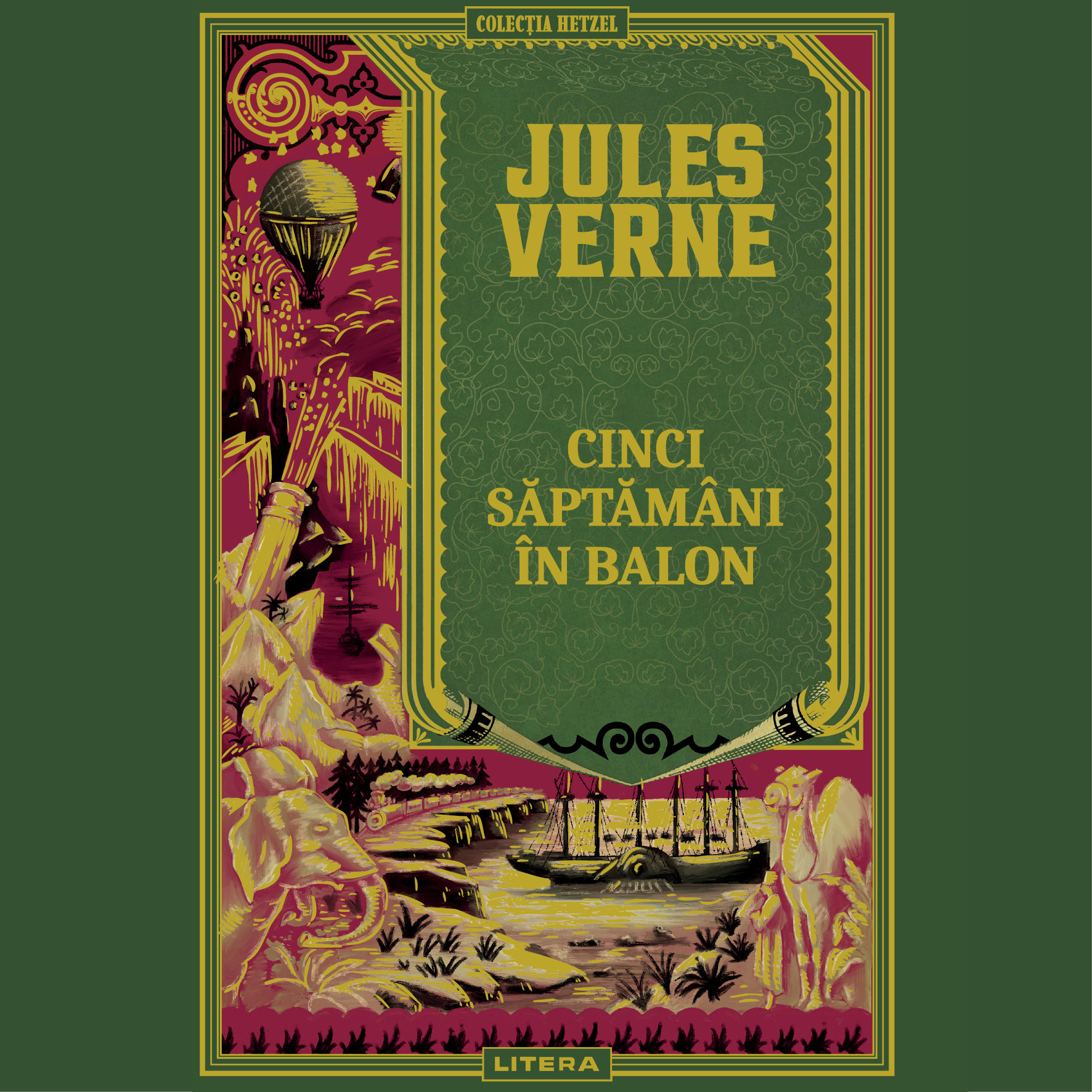 Cinci saptamani in balon, Audiobook fotografia produsului