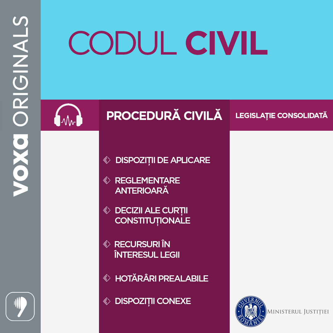 Codul Civil, Audiobook фото продукта