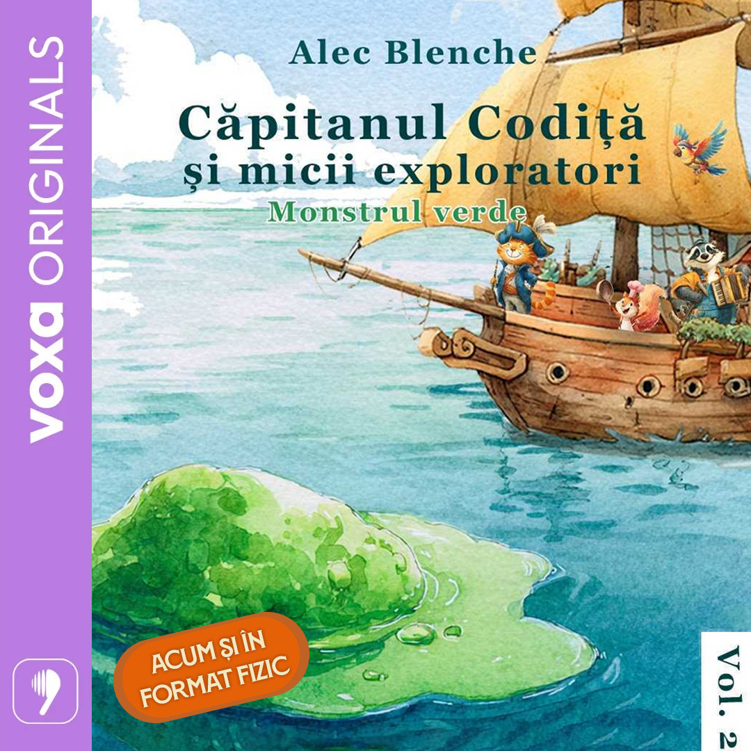 Capitanul Codita si micii exploratori - Volumul 2 - Monstrul verde, Audiobook фото продукта