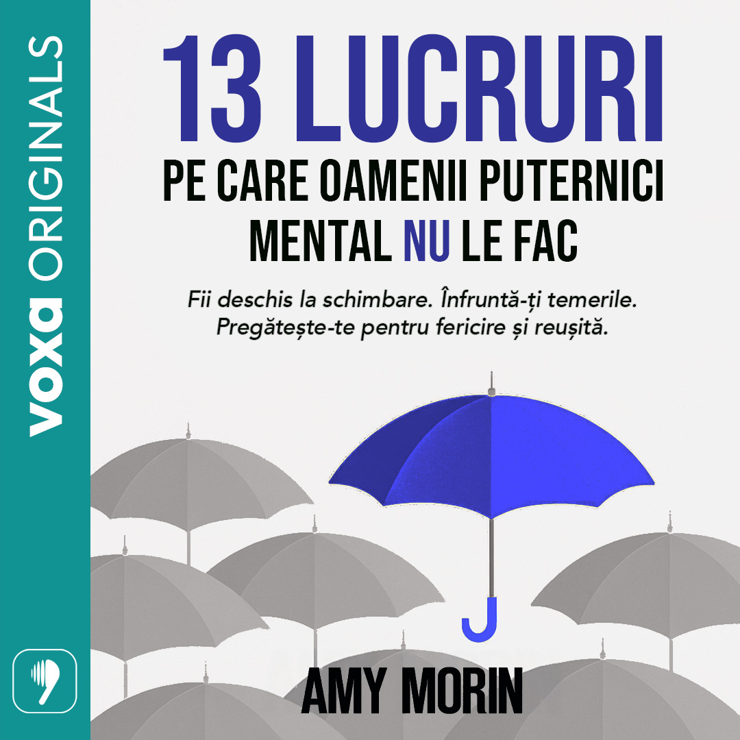 13 lucruri pe care oamenii puternici mental nu le fac, Audiobook fotografia produsului